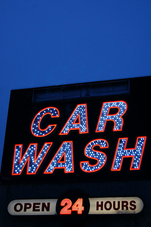 negocio de lavado de autos