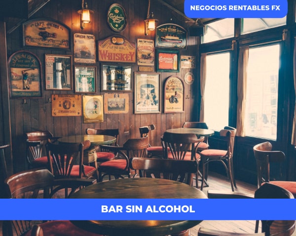 Bar negocio sin Alcohol