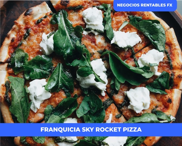 franquicia de comida Sky Rocket Pizza