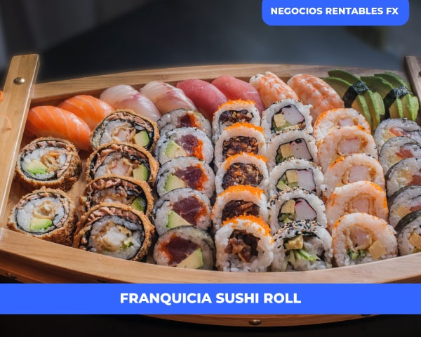 franquicia de alimento sushi roll