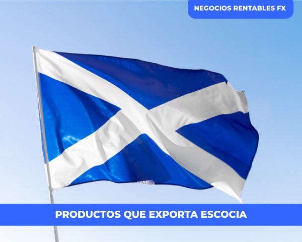 principales productos que exporta Escocia