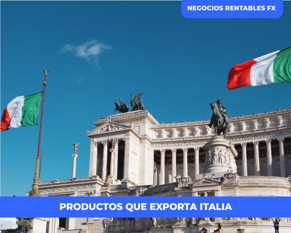 Cuales son los productos que exporta Italia