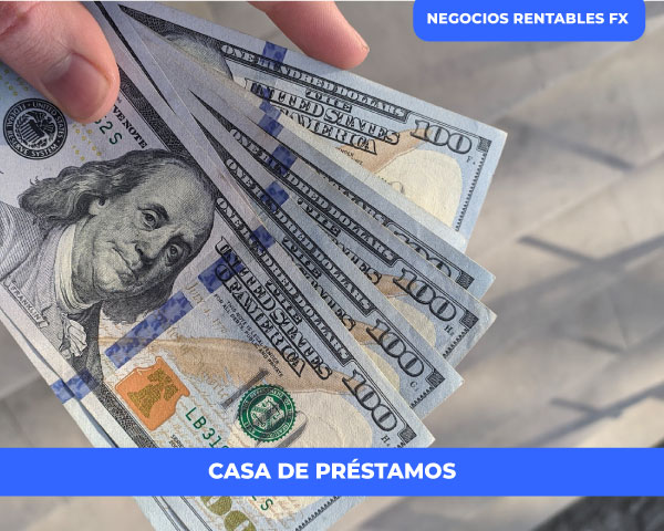 Una Casa De Prestamos Ofrece Dinero Cobrando Intereses